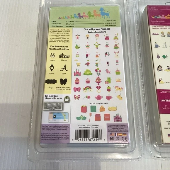 Cricut Disney Cartridge Bundle Lot of 6 Mickey Hello Kitty Tinker bell Belle - Picture 6 of 10